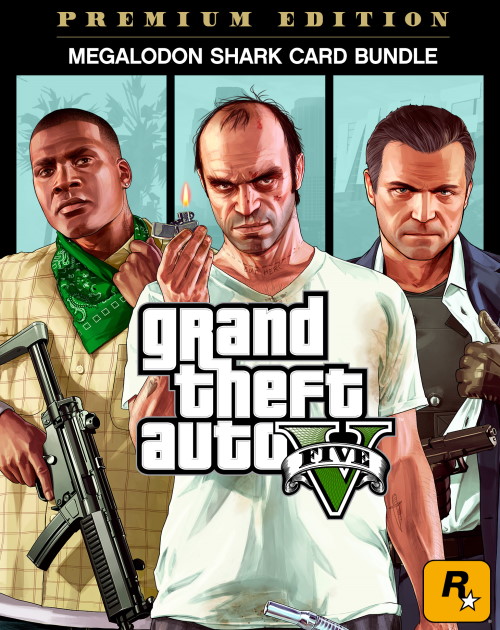 Buy Grand Theft Auto V: Premium Edition & Megalodon Shark Card Bundle ...